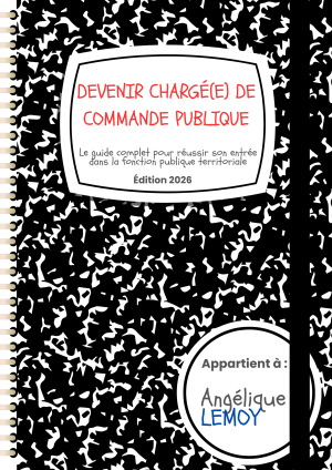 guide – devenir chargé(e) de commande publique