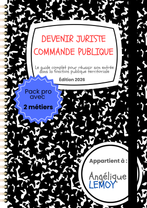 pack professionnel – devenir juriste commande publique